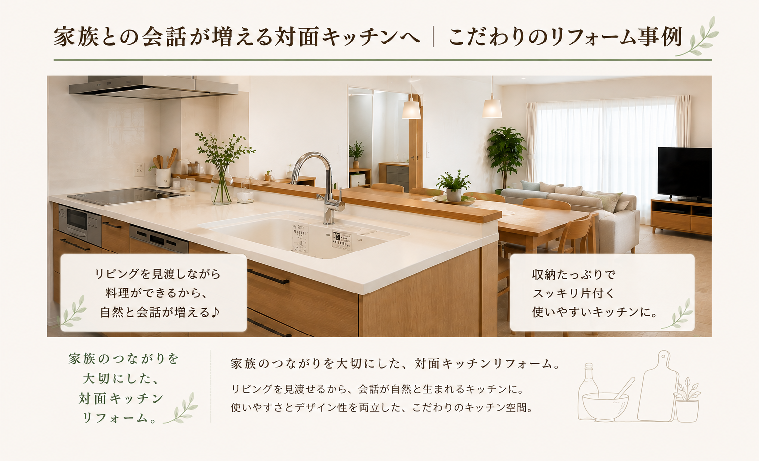 キッチンリフォームの紹介